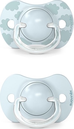 Picture of 308270-SMOCZEK FIZJOLOGICZNY SX PRO       SILIKONOWY 2SZT/0-6M/NIEBIESKI/DREAMS