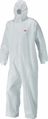 Attēls no 3M Kombinezon ochronny 4520, bialy/zielony, typ 5/6, rozm. XL