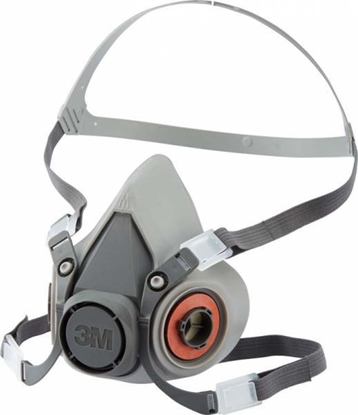 Attēls no 3mtm Maska z podwójnym filtrem 6100, rozmiar S