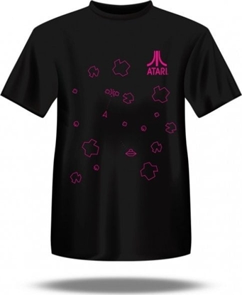 Picture of 4f Koszulka mska ATARI z asteroidami / Czarna / L