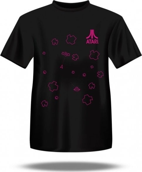 Picture of 4f Koszulka mska ATARI z asteroidami / Czarna / L
