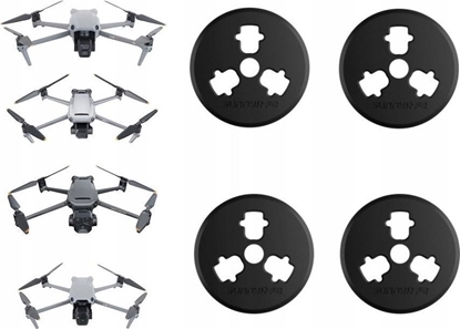 Picture of 4x Osona Pokrywka Zalepka Zabezpieczenie do Silników DJI Air 3S / 3 / MAVIC 3 / MD912