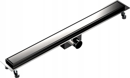 Picture of 500 liniowe odwodnienie prysznicowe AQUA STEEL LA z rusztem szlifowanym SZGM (S)