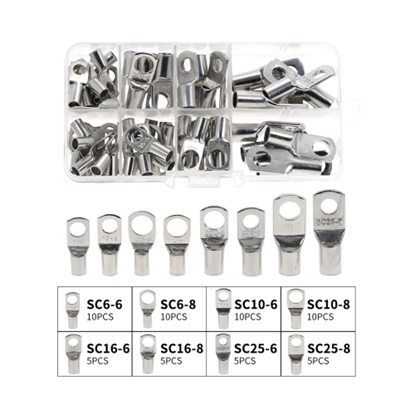 Picture of 60gab. uzgaļu un terminālu komplekts montāžai uz kabeļiem E6215