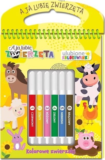 Picture of A ja lubi zwierzta. Ulubione kolorowanki 2