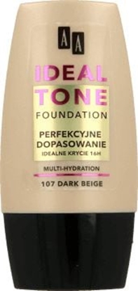 Picture of AA Make Up Ideal Tone Podkad "Perfekcyjne Dopasowanie" nr 107 Dark Beige 30ml