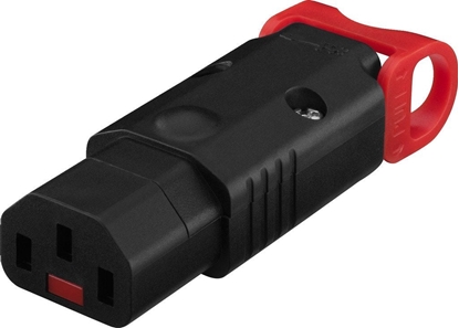 Attēls no AAC-170J/IEC 3-pole IEC inline jack, IEC LOCK, with earthing contact