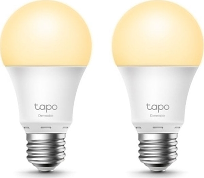 Attēls no AB LED arówka TP-LINK A27, 220-240V, 8.7W, 806lm, 2700k, ciepa, 15000h, stmívatelná chytrá Wi-Fi árovka, 2- pack