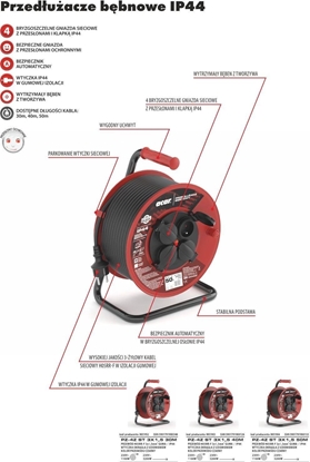 Attēls no Acar Przeduacz bbnowy Acar M01952 30m czarny