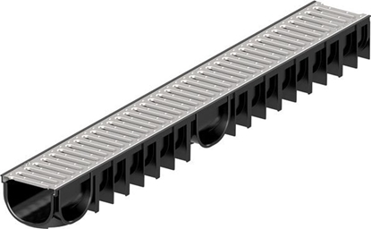 Изображение ACO CHANNEL EASYLINE 1M H90 A15 GREY PLASTIC