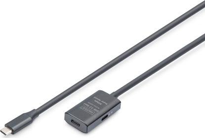 Изображение Kabel USB DIGIT USB-C - USB-C 5 m Czarny (DA-73108)