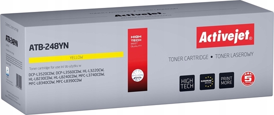 Picture of Toner Activejet ATB-248YN Toner (zamiennik Brother TN248Y; Supreme; 1000 stron; óty)