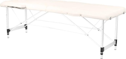 Picture of Activeshop STÓ SKADANY DO MASAU ALUMINIOWY KOMFORT ACTIV FIZJO 2 SEGMENTOWE CREAM