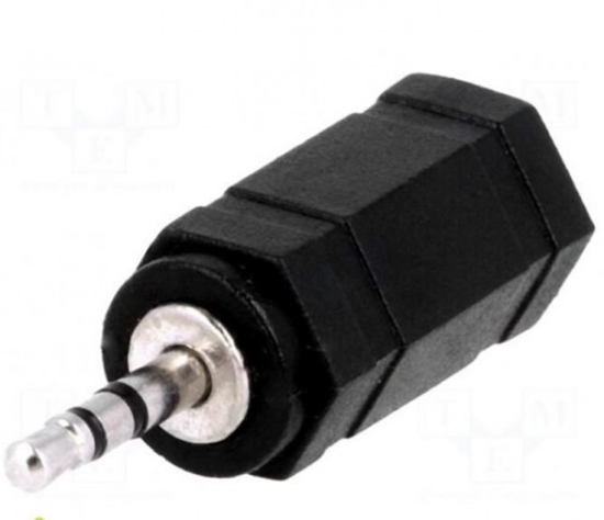 Picture of Adapter; Jack 2.5mm plug,Jack 3.5mm socket; stereo