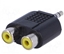 Picture of Adapteris | Jack 3,5 mm spraudnis, RCA ligzda x2 | stereo