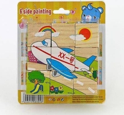 Изображение Adar Drewniane klocki obrazkowe 530584