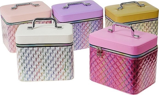 Picture of Adar Kuferek L z lusterkiem na zamek 23x18x15cm MIX