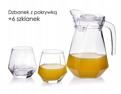 Picture of ADEL Komplet dzbanek i 6 szklanek1,4L 6x330ml