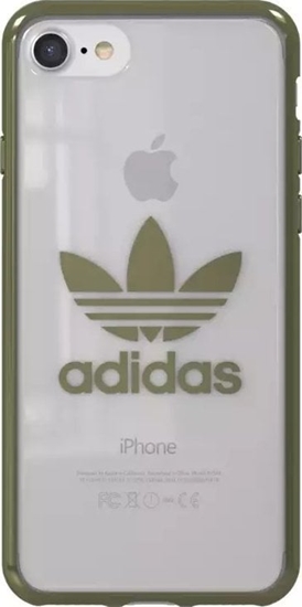 Picture of Adidas Clear Case Silicone Case for Apple iPhone 7 / 8 Transparent - Green
