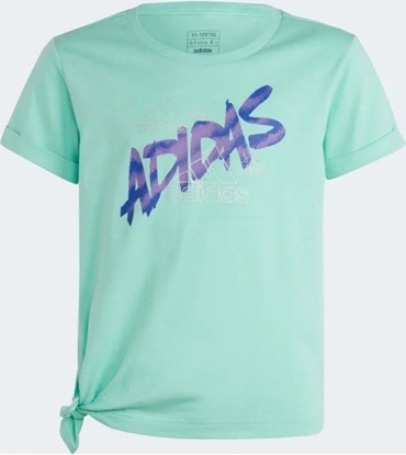 Picture of Adidas Koszulka adidas Dance Knotted Tee girls Jr HR5817