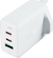Picture of adowarka Acefast Acefast adowarka GaN 65W 3 porty (1xUSB, 2xUSB C PD) wtyczka UK biaa (A44)