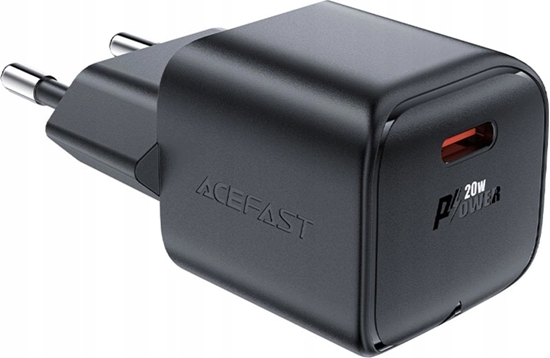 Picture of adowarka Acefast adowarka sieciowa Acefast A73 Mini PD 20W GaN USB-C - czarna
