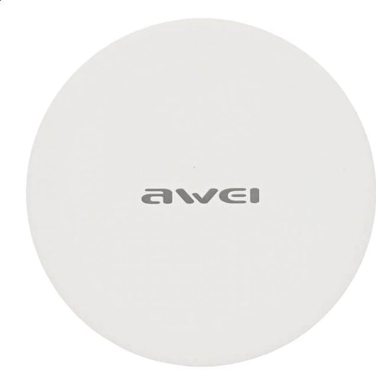 Picture of adowarka Awei W5 Indukcyjna 1x USB-C 1 A (AWEI005WHT)