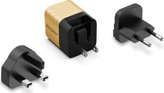 Изображение adowarka Energizer Energizer Ultimate - adowarka sieciowa Multiplug EU / UK / US GaN 20W PD (Zoty)