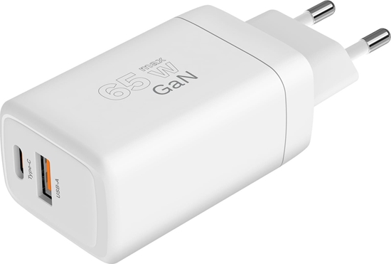 Изображение adowarka Kruger&Matz adowarka sieciowa Kruger&Matz 65 W GaN z funkcj Power Delivery i Quick Charge