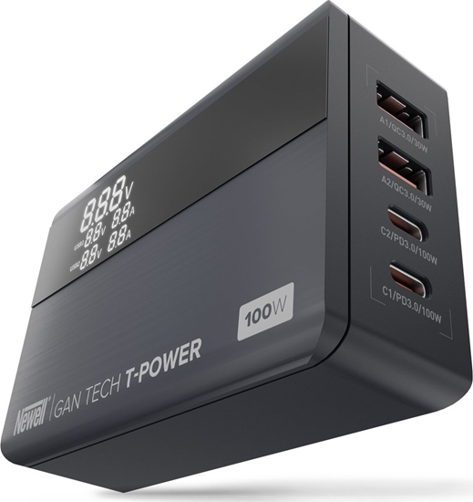 Изображение adowarka Newell Tech T-power 2x USB-A 2x USB-C 5 A (NL3569)