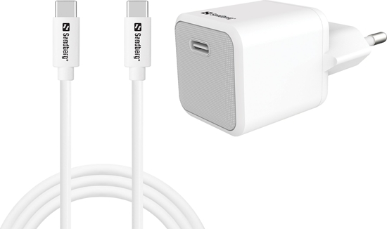 Изображение adowarka Sandberg USB-C AC Charger +USB-C<gt/>C