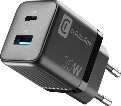 Picture of adowarka Sourcing CELLULARLINE CHARGER GAN 2 PORTS PD 30W