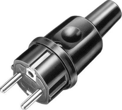 Attēls no AEP Wtyczka przenona AEP prosta jednofazowa gumowa 16A 230V (9002210)