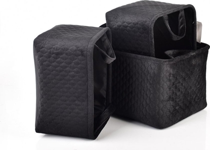 Picture of Affek Design SARA BLACK KOMPLET 3 KOSZY L38x26xh22cm,M34x23xh20cm, S30x20xh18cm