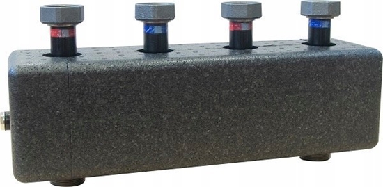 Изображение Afriso Rozdzielacz KSV 125-2 HW 70kW, dla 2 obiegów pompowych, ze sprzgem hydraulicznym