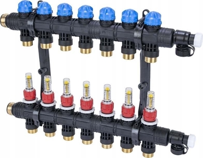 Изображение Afriso Rozdzielacz ProCalida EF1 K 7 obiegów grzewczych, G1, 0,2÷1,6 l/minA