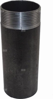 Picture of AGAflex Króciec czarny jednostronnie gwintowany 80-100 (3")