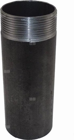 Picture of AGAflex Króciec czarny jednostronnie gwintowany 80-100 (3")