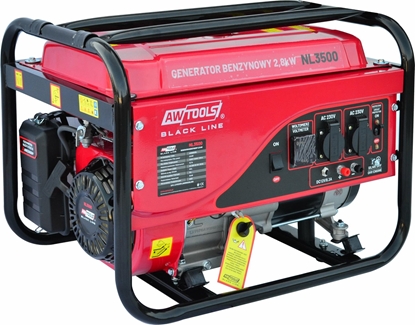 Attēls no Agregat AWTools AWTOOLS GENERATOR BENZYNOWY 2,8kW 230V BLACK LINE