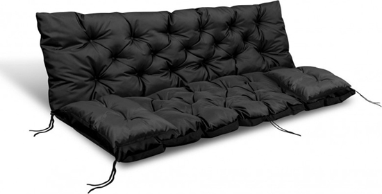 Picture of AIO FACTORY ZESTAW OGRODOWY 100x60x50CM + 2 PODUSZKI 42X42 CM CZARNY