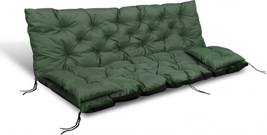 Изображение AIO FACTORY ZESTAW OGRODOWY 100x60x50CM + 2 PODUSZKI 42X42 CM ZIELONY