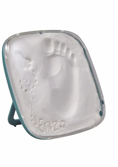 Picture of Akcija! Baby Art Hello Baby Galactic Green komplekts mazua pdias/rocias nospieduma izveidoanai + Bubabloon balons ar prvalku  sarkans