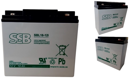 Изображение Akumulator AGM SBL 18-12i 12V18Ah Gw.wew. M5