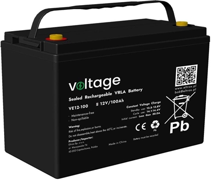 Picture of Akumulator AGM Voltage 12V 100Ah VE12-100 (ywotno 6-9 lat)