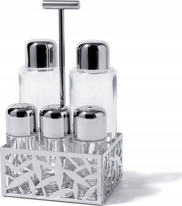 Attēls no Alessi Cactus Condiment Set - oil,vinegar,S+P,spices MSA16