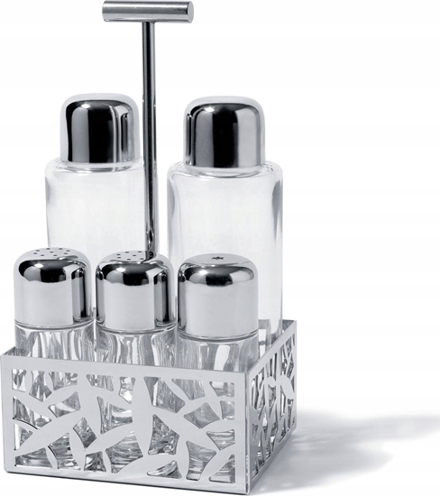 Picture of Alessi Cactus Condiment Set - oil,vinegar,S+P,spices MSA16