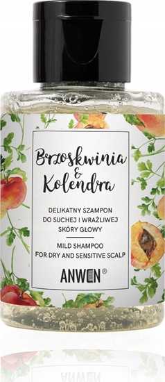 Picture of Alkotest ANWEN_Delikatny szampon do suchej i wraliwej skóry gowy Brzoskwinia&Kolendra 50ml