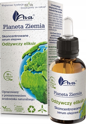 Attēls no Alkotest AVA LABORATORIUM_Planeta Ziemia olejowe odywcze serum 30ml