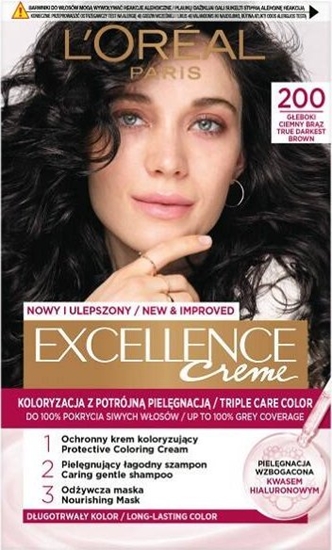 Picture of Alkotest L'OREAL_Excellence Creme farba do wosów 200 Dark Brown 176ml