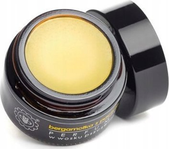 Изображение Alkotest MIODOWA MYDLARNIA_Perfumy w wosku pszczelim Bergamotka z Paczul 15g